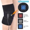 Genouillère électrique chauffante Vieux masseurs de jambes froides Compresser les genouillères Soulager la douleur Brace Wrap Instrument de physiothérapie Épaule Coude bateau libre