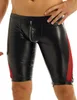 Sexy Fashion Mens Męskie Zamek Siatka Seethrough Splice Slim Fit Tight Jockstraps Shorts Evening Party Kostiucie odzieży klubowej 89855679