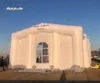 Tente gonflable de chapiteau de mariage longueur de 15m structure de partie blanche maison de cadre d'explosion pour l'événement extérieur