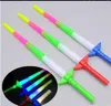 Rainbow Laser Sword estensibile Light Up Toys Bacchette lampeggianti Led Sticks Party dc294