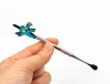 Metal desenhos animados Dabber Wax Dab ferramenta de aço inoxidável ferramentas para fumar quartzo banger vidro bongo petróleo