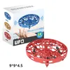 UFO geste Induction Suspension avion soucoupe volante intelligente avec lumières LED UFO balle FlyAircraft RC jouets LED-cadeau Drone