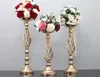 S/M/L Wedding Candle Holders Iron Vase Candle Stands flower Rack road lead wedding centerpiece candlestick Wedding prop decoration for party