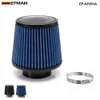 EPMAN- Air Filter 3" 76mm Air Intake Filter Height High Flow Cone Cold Air Intake Performance EP-AF001A