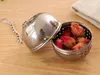 100 шт. Из нержавеющей стали чай Infuser шарообразный ситечко сетки чай фильтр ложка блокировки специи мяч