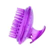 Testa in silicone Massaggiatore Shampoo Massaggio del cuoio capelluto Spazzola per capelli Lavaggio pettine Corpo Doccia Spazzola Bagno Spa Dimagrante7849169