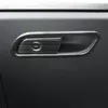 Copilot Rękawica Box Decoration Naklejki Car Styling dla Audi Q5 FY 2018 2019 LHD Akcesoria do wnętrza ze stali nierdzewnej