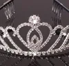 Bruids Tiara's met Steentjes Bruiloft Sieraden Meisjes Headpieces Verjaardag Partij Prestaties Pageant Crystal Crowns Wedding Accessoires BW-ZH026