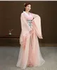 New Hanfu Traje Chinês Antigo Tradicional Folk Dança Terno Mulheres Dinastia Tang Roupas Bordado de Fadas Cosplay Trajes para o Vestido de Palco
