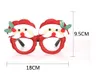 38 Styles Christmas Party Eyeglass Decorations Children Toys Santa Claus Snowman Antler Glasses Xmas Decorations M358