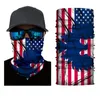 Amerikan bayrak spor maskeleri sihirli eşarp kafa grubu açık boyun ısıtıcı bisiklet bisiklet bisiklet bisiklet