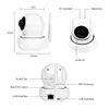 1080p Baby Camera Monitor 4x Zoom Face Tracking Two Way Audio 720p Säkerhet Onvif Hem Kamera