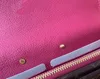 أعلى جودة بالجملة مختلف مصمم جلد طبيعي مع حقيبة ريال LM58414 بطاقة Holde قماش طويل من جميع النواحي المرأة رائع المحفظة الفاخرة