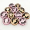 3D Faux Mink Eyelashes OemCustomPrivate Logo Acceptabelt 3D Silk Protein Lashes Gitter Round Mixed Styles1723409