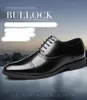 Bullock Mens Leisure Shoes Lace Up Wedding Pu Men Oxford Shoes Men Dress Flats Big Size Laiders Promays Zy981276D
