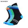 DH Sports New Professional Cycling Meias Homens Mulheres Ao Ar Livre Estrada Bicicleta Bicicleta Peúgas Marca Running Compression Sock Sock