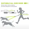 Dog Leash Double Leashes Running Walking Elasticity Hand Freely Reflective Nylon Adjustable Leashs For small Medium Large Dogs