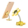 Halter Fünf Krallen Sucker Stand für Handy 360 ° drehbare Metall Blume Magic Saugnapf Mobile Auto Halterung