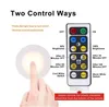 6500K 5000K 2700K Color Changing Dimmable Remote Control Puck Night Lights Touch Sensor LED Under Kitchen Cabinets Close lights