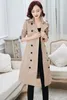 Fashion-Hot Classic Primavera Mulheres Moda Inglaterra X-Longo Estilo Trench Casaco / Nova Qualidade Marca Fino Casual Trench / Casaco 4 Cores