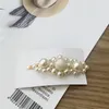 Fashion C Pearl Hair Clips Classic Hairpins Liu Hai Clamp Fashionable Duck Mouth Side Clip för Dam Favorit Huvudbonader Fashionable Smycken VIP Presenter