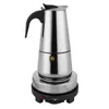 9 Cups Stainless Steel Moka 450ml Mocha Espresso Latte Stovetop Filter Coffee Maker Pot Percolator Electric Stove Ourdoor Home