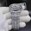 Orologi ETA2836 da uomo di alta qualità Orologio con diamanti ghiacciati 40MM Cassa in acciaio inossidabile argento 904 Lato del quadrante con diamanti Orologio Auto226N