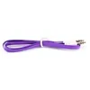 3.5mm Colorful flat type Car Aux cable for Samsung Android phone pc mp3