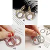 New design creative jewelry highgrade elegant crystal earrings round Gold and silver earrings wedding party earrings for woman KF4276145