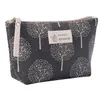 Cosmetic Bag Bear Graid Printed canvas Multifunctional makeup bag Zipper Toilertry Organize Storage Pouch