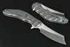 Tactical Flipper Ball Bearing Folding Knife D2 Tanto Satin Blade TC4 Titanium Alloy Handle Knives Outdoor EDC Tools