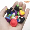 Tappo di carboidrati in silicone da 25mm bottiglia colorata bolla bottiglia fumo cupola per fumo accessorio dominante chiodo del chiodo dell'olio del DAB 521