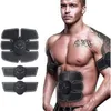 Drop Abdominal Machine Electric Muscle Stimulator ABS EMS Trainer Fitness Viktminskning Kropp Slimming Massage med Box C1907081149