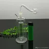 Mini longue bouteille de tabac à priser avec cartouche filtrante Bongs en verre Brûleur à mazout Pipe à eau en verre Plates-formes pétrolières Fumer des plates-formes gratuites