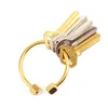 Koppar Handgjord mässing Keychain Nordic Gold Outdoor Key Ring Man Kvinna Bil Key Storage Gåvor Utomhusverktyg