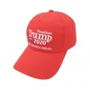 Donal Trump 2020 Czapka z baseball Kapelusz Utrzymuj Make America Great Hats Donald Trump Cap Wybory Haftowane Bawełna Casquette Customizabas EOE1593