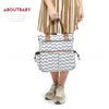 Striped Diaper Handbag Multifunction Large Capacity Nappy Mummy Bags Maternity Stollers Nursing Shoulder Bags Organizer Outdoor O_OOA6933