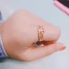 Sterling Sier My Princess Stackable Set Womending Cz Diamond Crown Rose Gold Rose를위한 원래 상자