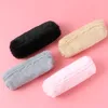 Cute Plush Octagonal Pencil Bag Stationery Pencilcase Girls School Supplies neceser make up bag makeup pouch cosmetic257H