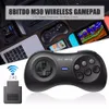 8BitDO M30 2.4G Wireless Mega GamePad Game Controller för Nintendo Switch för Windows PC - Svart