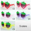 Fruit Kids Sunglasses Strawberry Shape Frame Cut Children Sun Glasses Pineapple Style Party Eyewear Wholesale