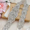 Bling Diamante Frisado Faixas de Cristal Cintos de Casamento de Noiva com Fita Jóias de Luxo Acessórios de Casamento Plus Size Imagem Real Em Estoque