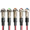 6mm LED gösterge ışığı Pilot Yönlü Pano Lambası Araba Kamyon Tekne - Kırmızı