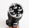 50W Ultraviolet Flashlight 5 UV LED 395nm Purple Light Torch Linterna Use 4*18650 Battery With USB Charger