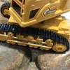 E2 Remote Control Excavator Digger Car Boy Toy, 2,4g 10 canaux, échelle 1:20, 360 ° -ROTATION, avec des lumières sonores, cadeau de Noël, 2-1