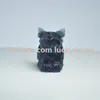 5 Stück 5,1 cm natürliche Kristall-Regenbogen-Fluorit-Edelstein-Schnitzstatuen von Hasen-Kaninchen-Tieren, heilende Wächter-Figur, Kunsthandwerk, Reiki