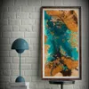 Pintura em tela abstrata moderna do mar, grande impressão giclée, arte de parede, pôster para sala de estar, escritório, decoração de parede 4782968