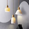 Nordic Keramik Anhänger Lampe Aluminium LED Suspension Licht Hotel Restaurant Cafe Bar Esszimmer Schlafzimmer Retro Hängende Beleuchtung