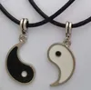 Regali di festa - Yin Yang Collane 2 Pendenti Best Friend Lovers YING YANG Collana Set coppia Collana in pelle Regalo gioielli fai da te - 55