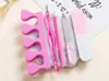 Professional Basic Manicure Tools Nail File , Toe Separator ,Cuticle Treatment All-in-One Nail Art Tools Kit for Nail Care